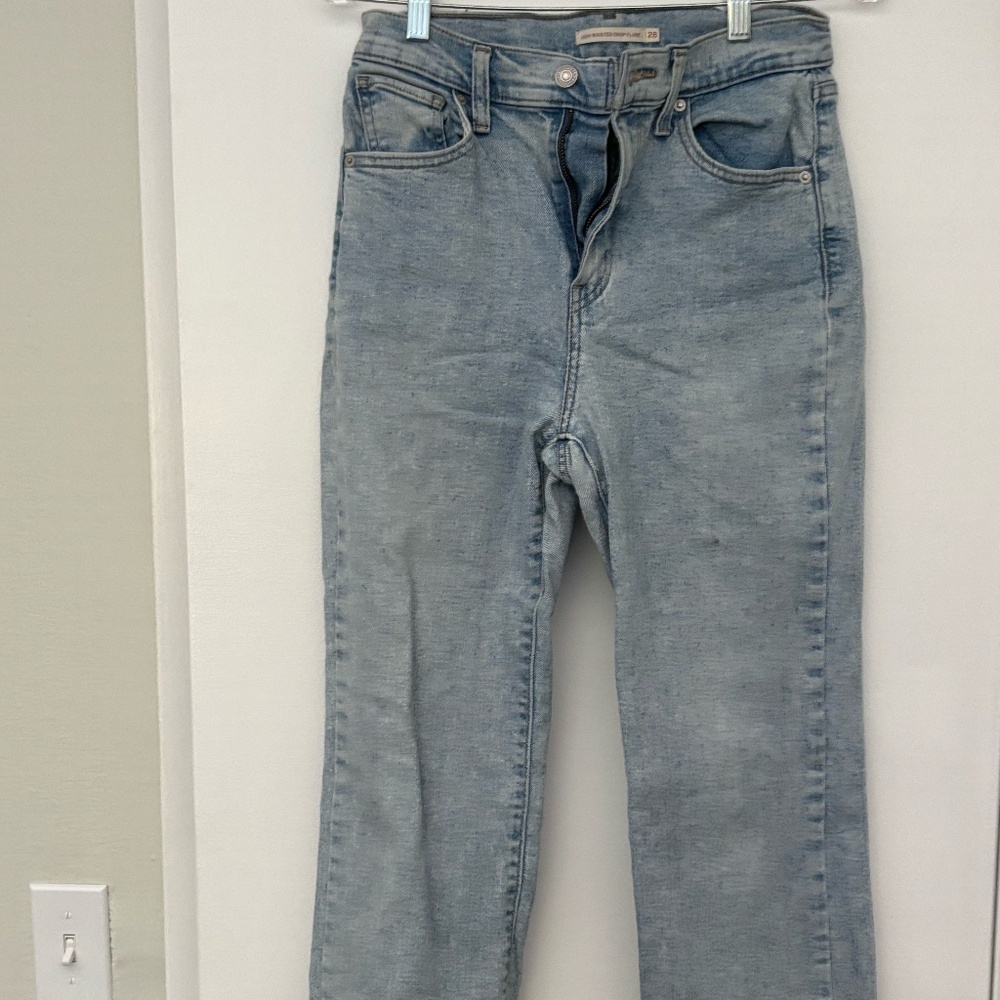 Levi High Waisted Crop Flare